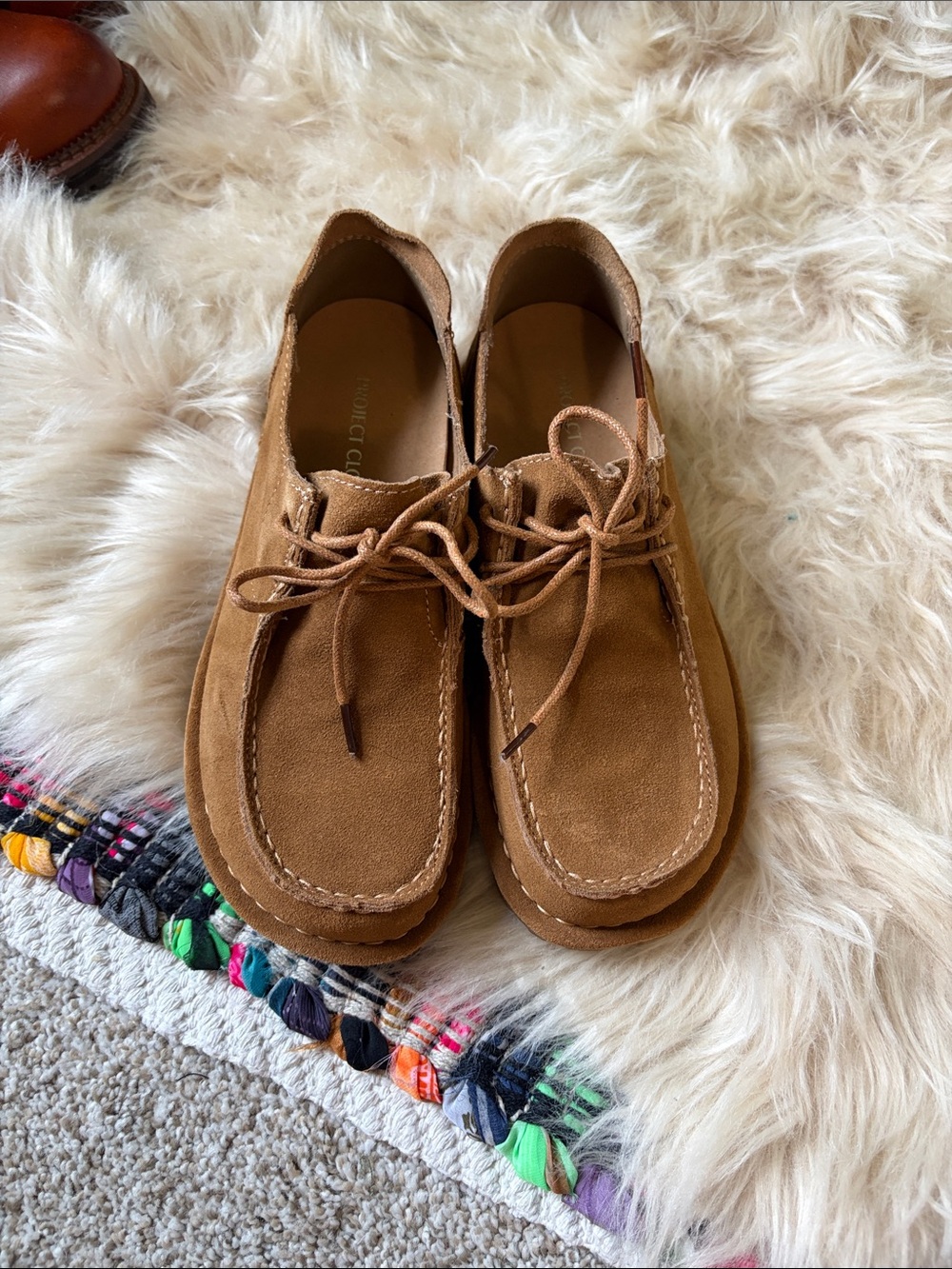 Women’s Suede Moccasin Lace-Up Shoes